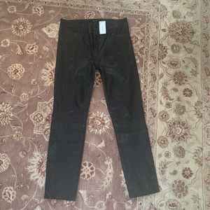 J brand leather pants